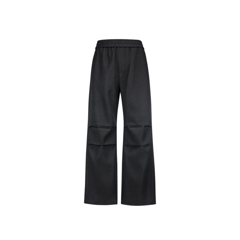 FPA Outdoor Abrasion-Resistant Denim-Look Deconstructed Paratrooper Pants, Loose Wide-Leg Casual Trousers for Spring/Autumn