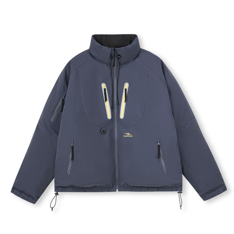 FPA Reversible Three-Proof Down Jacket – Chinese Streetwear Windproof Winter Thickened Couple Down Coat