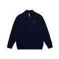 FPA Cable Knit Collar Casual Sweater 2026 New Fall/Winter Half-Zip Premium Knit Pullover for Men