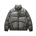 FPA 800FP 95% White Duck Down Contrast Pocket Stand Collar Down Jacket Winter Warm Couple Style