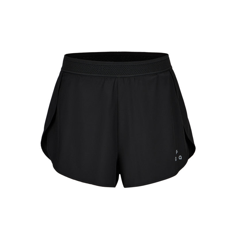 FPA Women's High-Waist Four-Way Stretch Ice-Feel Running & Fitness Shorts, Summer Outdoor 3/4 Length