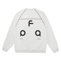 FPA Warm Fleece Round Neck Sweatshirt – Spring/Fall Chinese Streetwear Trend, Loose Fit, Couple Matching Pullover Top
