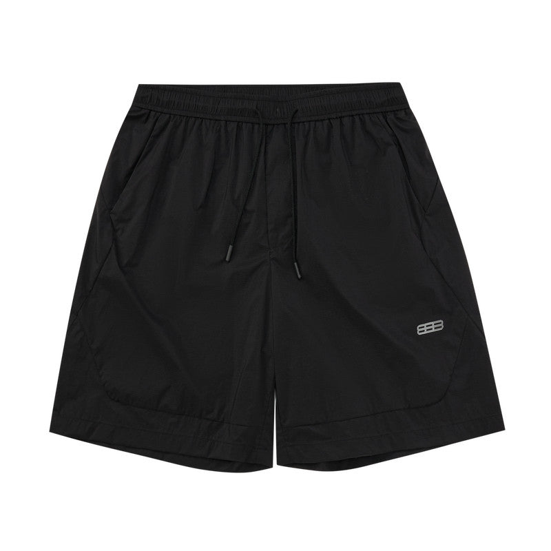 FPA Moisture-Wicking Sun-Protection Wrinkle Texture Plaid Shorts Summer National Trend Lightweight Pants