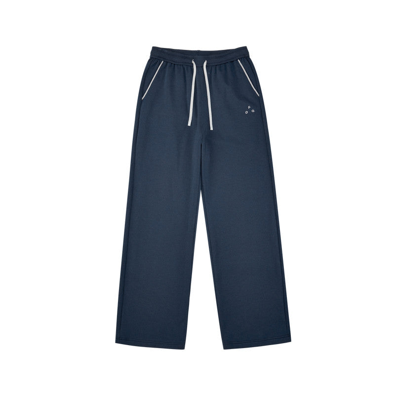 FPA Color-Block Casual Pants – Spring/Fall Outdoor Sport Set, Basic Logo Straight-Leg Loose Fit Sweatpants