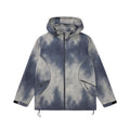 FPA Three-Proof Plaid Tie-Dye Outdoor Reflective Jacket – Chinese Streetwear Design, Loose Hooded Coat for Spring/Fall