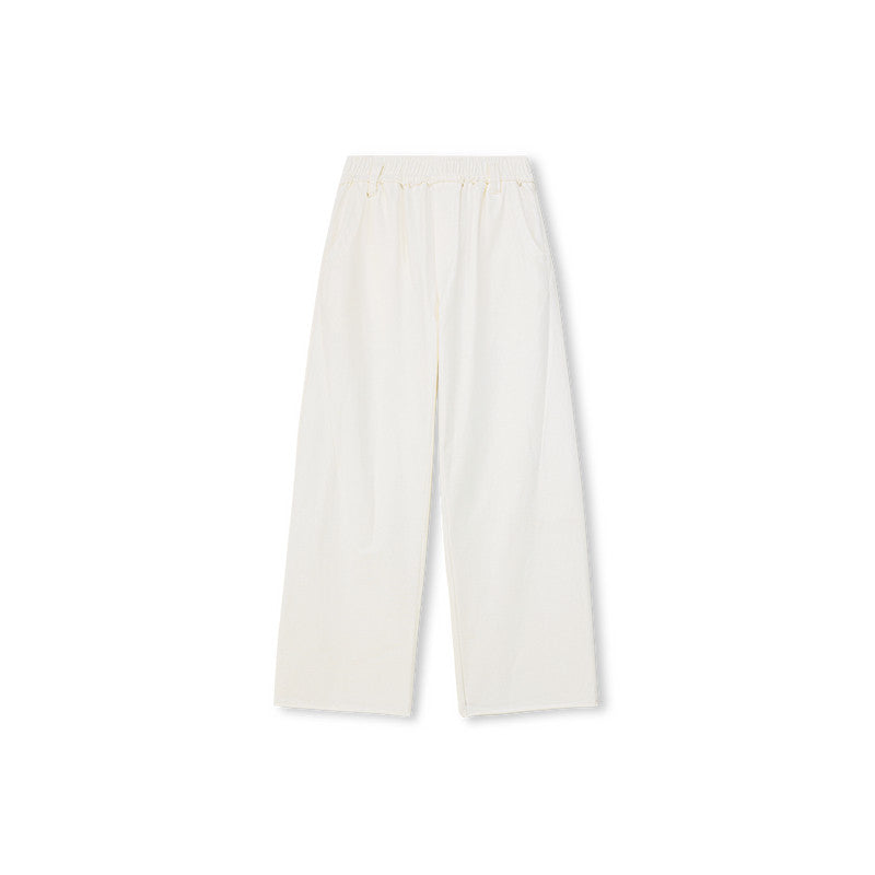 FPA Thin Structured Straight-Leg Knit Pants Summer Athletic Loose Straight Casual Pants Streetwear Trend