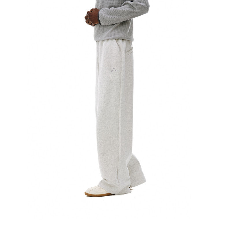 FPA Double-Sided Air Cotton Knit Wide-Leg Pants for Men, Spring/Fall Loose Straight-Leg Casual Sports Sweatpants