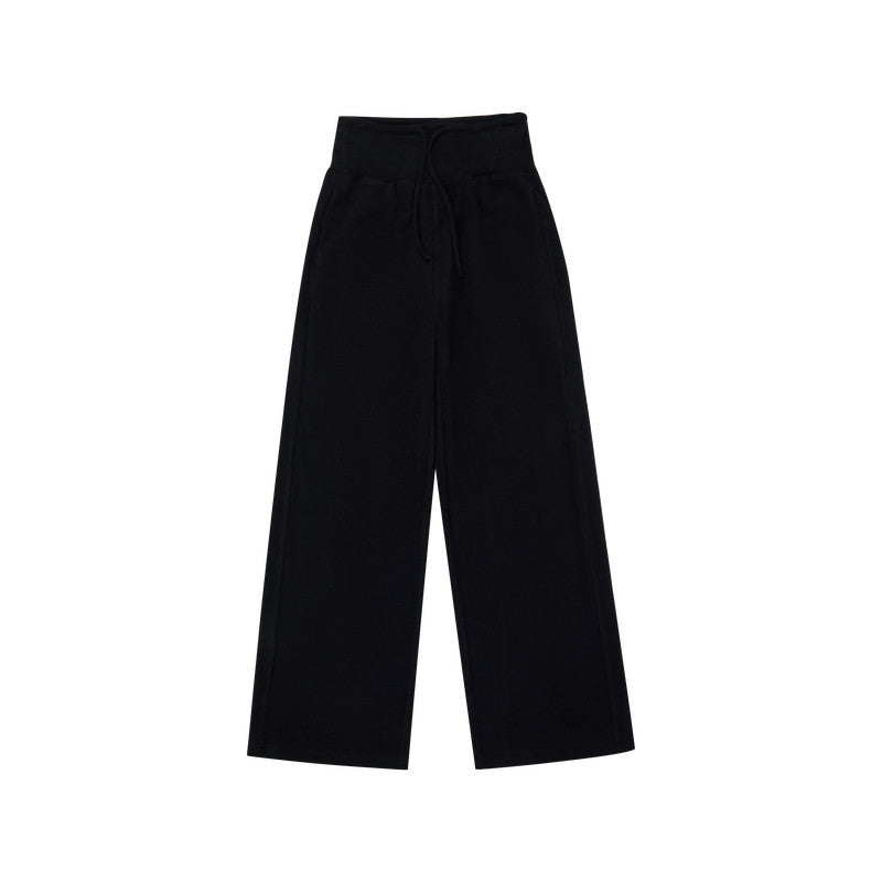 FPA Drawstring Mid-Rise Straight-Leg Loose Sweatpants 2026 New Spring/Autumn Design Athletic Casual Long Pants for Women