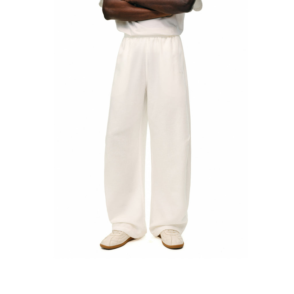 FPA Men's Antimicrobial Tencel Linen Relaxed Curved Casual Pants – Fall Basic Loose-Fit Trousers
