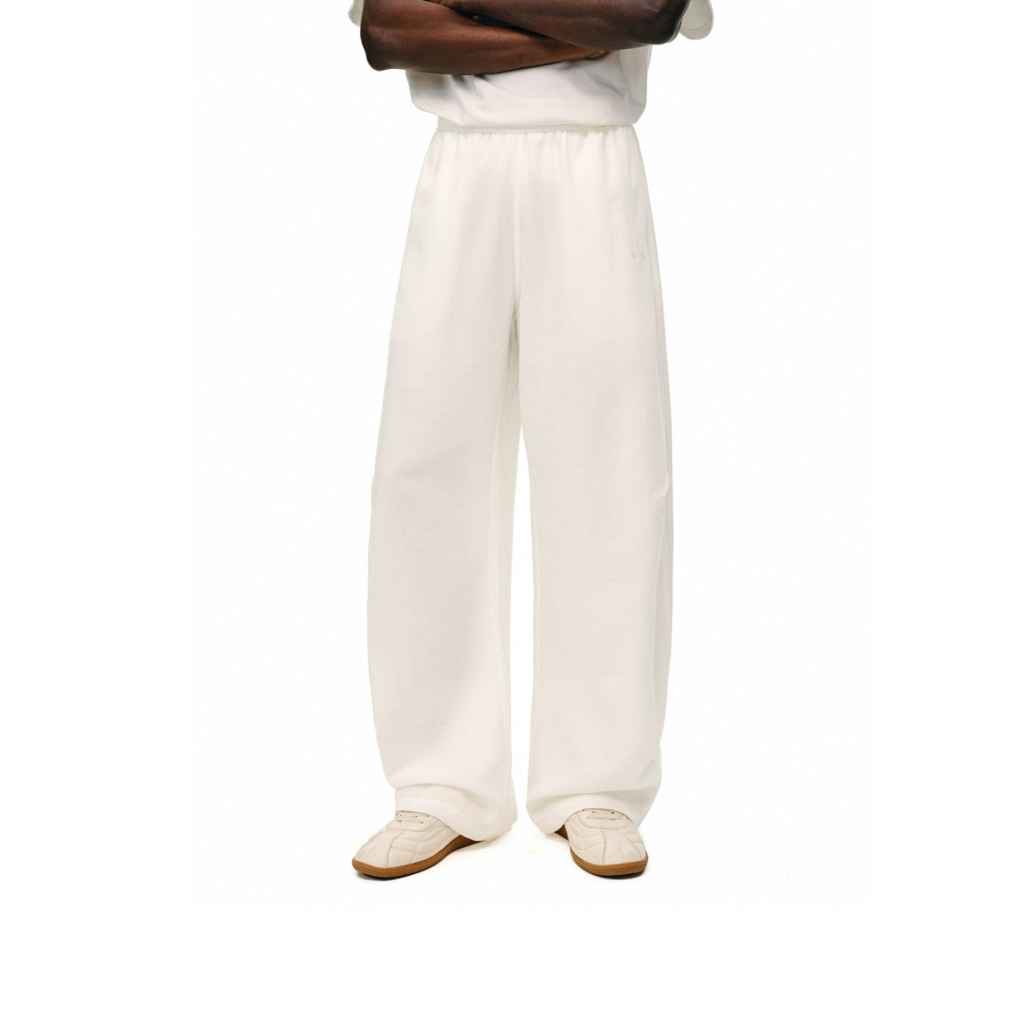 FPA Men's Antimicrobial Tencel Linen Relaxed Curved Casual Pants – Fall Basic Loose-Fit Trousers
