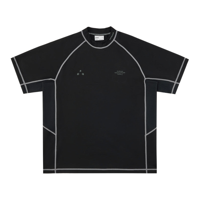 FPA Antibacterial Quick-Dry Paneled Sports T-Shirt 2026 New Summer Design High-Fashion Outdoor Couple T-Shirt
