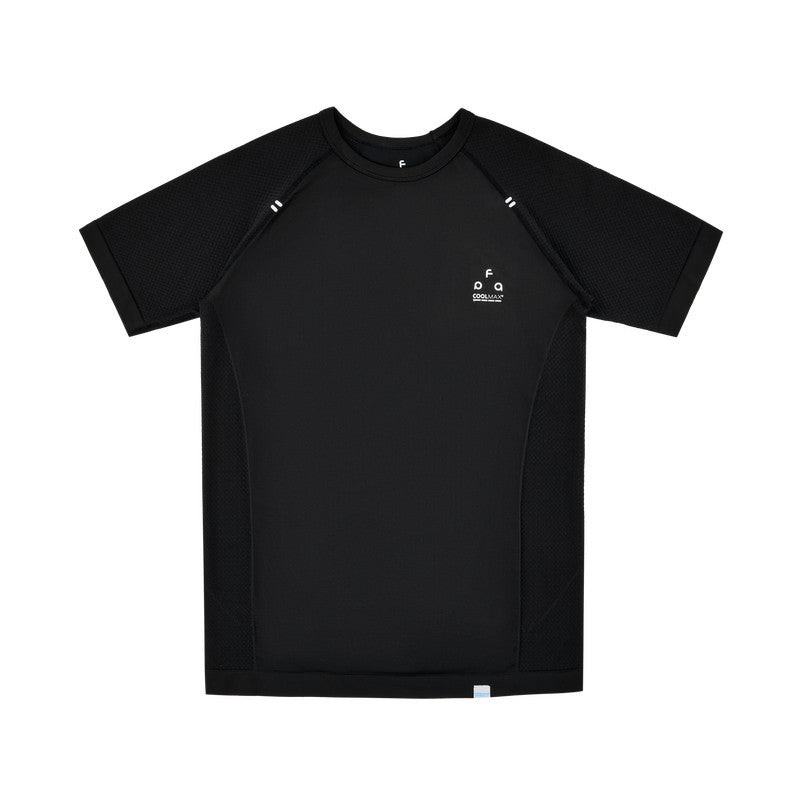 FPA Seamless Knit Sports Coolmax Short Sleeve T-Shirt for Men - Summer Outdoor Breathable, Advanced Design, Fitted