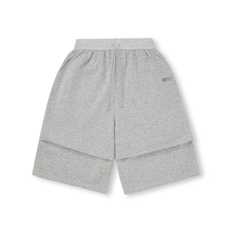 FPA Sports Air Layer Curved Hem Seven-Point Sweatpants - Chinese Streetwear Trendy Loose Design Casual Pants