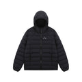 FPA Brand Triangle Logo Hooded Down Jacket - Autumn/Winter Sports Lightweight Warm Couple Ribbed Down Coat for Men