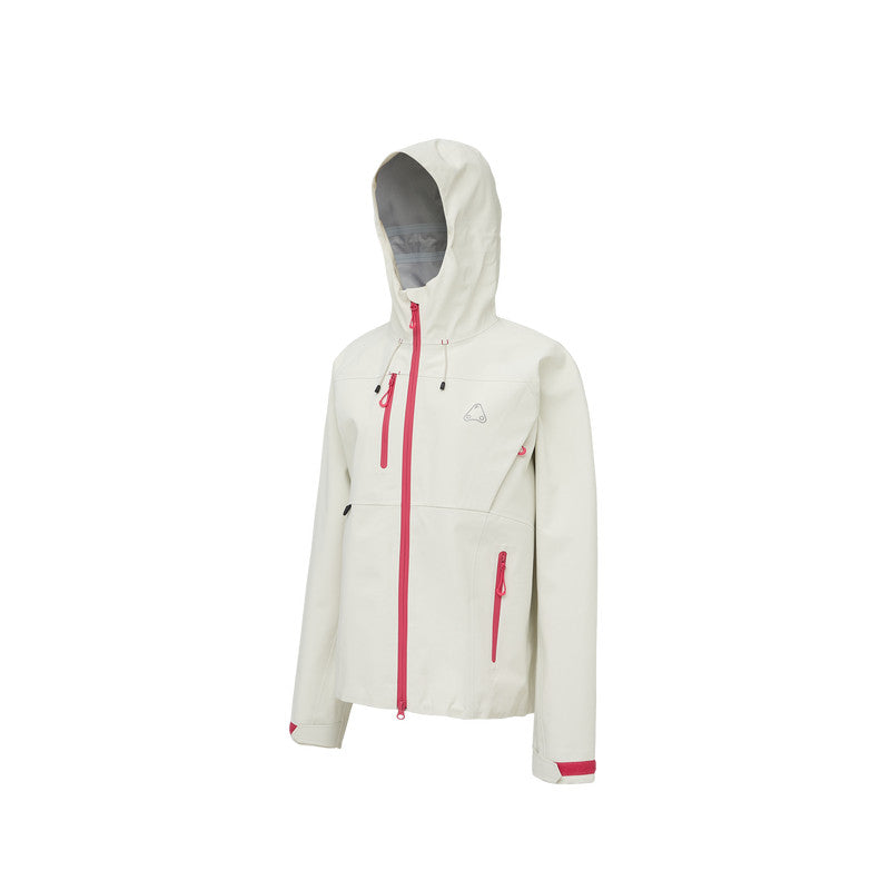 FPA Color-Block Women's Outdoor Hiking Jacket – Short Hooded Shell Coat