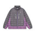 FPA 90% White Duck Down Three-Proof Paneled Double-Zip Winter Puffer Jacket, Windproof, Chinese Streetwear, Couple Style