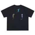 FPA A7 Antimicrobial Quick-Dry Sports Short Sleeve T-Shirt for Summer, Round Neck, Casual Print, Outdoor, Couple Style