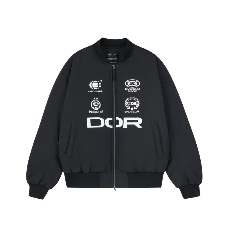 FPA Football Logo Bomber Jacket 2026 New Fall/Winter Loose-Fit Short Retro Chinese Streetwear Coat for Men