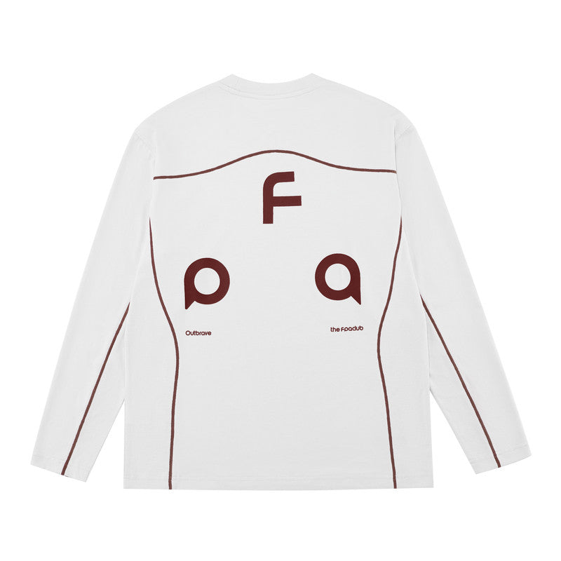 FPA Cool-Touch Quick-Dry Long-Sleeve Sports Shirt - Chinese Streetwear Contrast Stitching Couple Outdoor Spring T-Shirt for Men