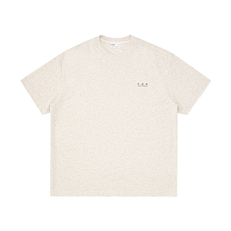 FPA Cool-Touch Xinjiang Long-Staple Cotton Short-Sleeve T-Shirt, Summer Loose-Fit Heavyweight Sports Couple Style, Chinese Streetwear Tee