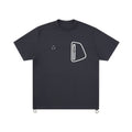 FPA Waffle Textured Pocket Sports Outdoor T-Shirt, Summer Cool Loose Round Neck Chinese Streetwear American Style Short Sleeve Men