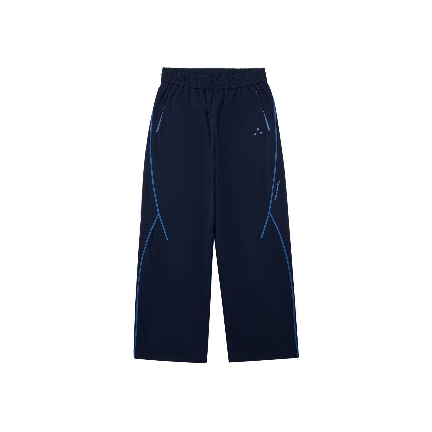 FPA Outdoor Sports Contrast Color Textured Plaid Straight-Leg Casual Pants for Couples, Relaxed Fit