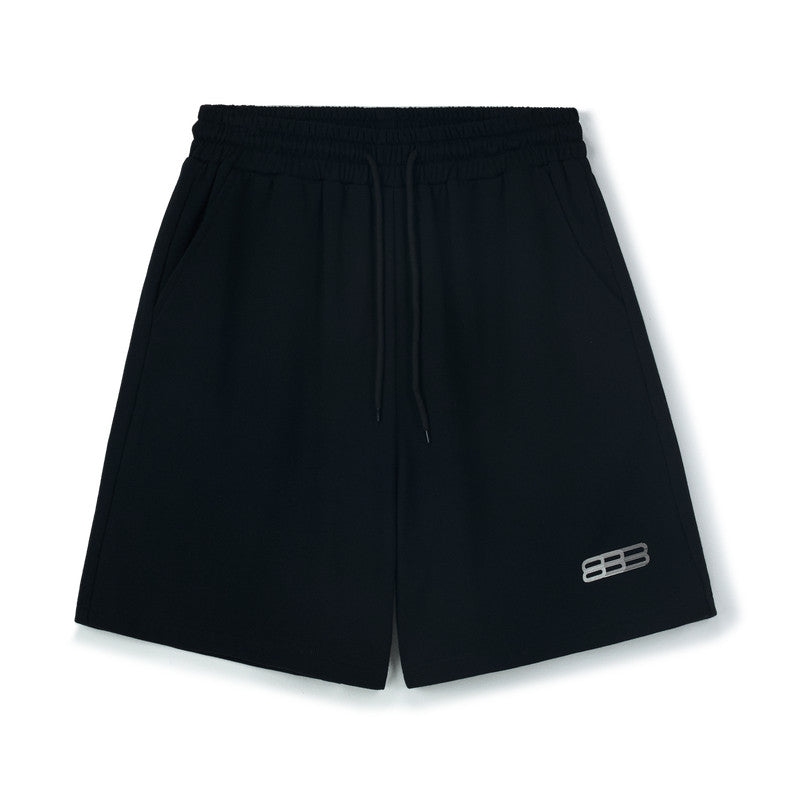 FPA Gradient Track Graphic Knit Shorts Summer Casual Versatile Chinese Street Style Straight-Leg Mid-Length Shorts