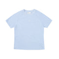 FPA Sorona Antibacterial Yarn Logo Short Sleeve T-Shirt, Summer Casual Cropped Round Neck Tee for Women