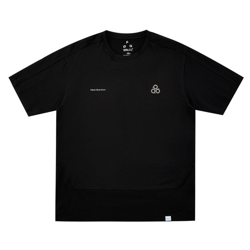 FPA Coolmax Quick-Dry Mesh Running Short Sleeve Summer Outdoor Breathable Basic Logo Couple T-Shirt