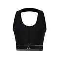 FPA Seamless Knit Sports Vest for Women - Summer Fitness Yoga Color-Block Halter Top