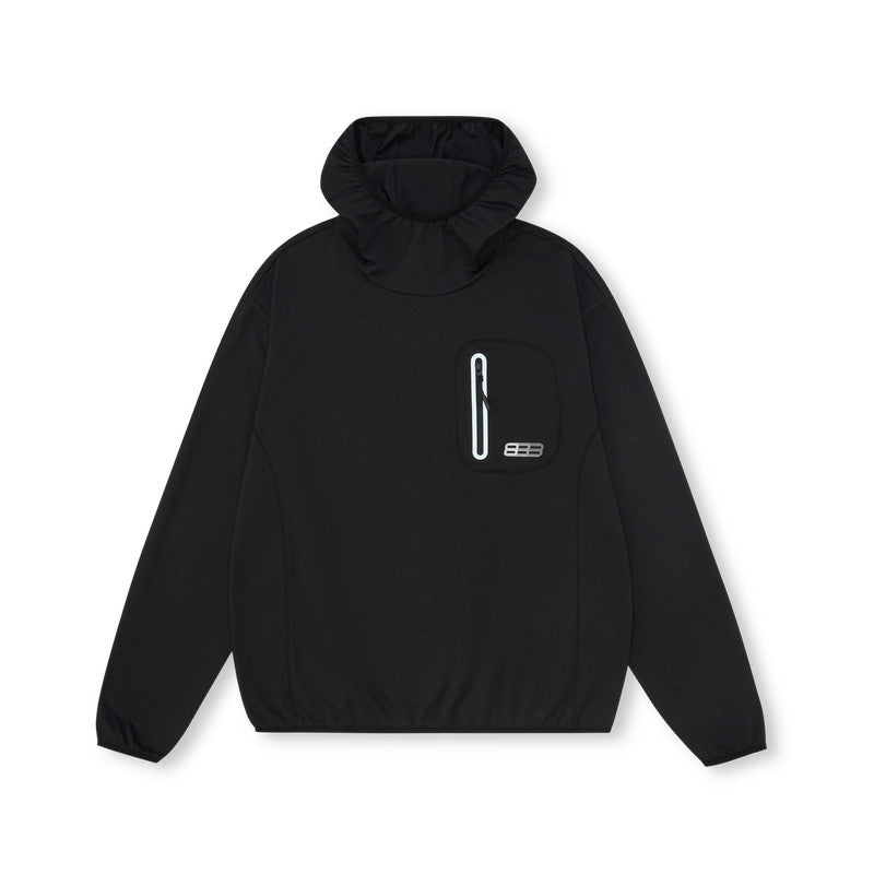 FPA Sorona Sun-Protective Hooded Quick-Dry Long-Sleeve T-Shirt for Spring/Summer, Loose-Fit Streetwear Couple Outdoor Sports Tee