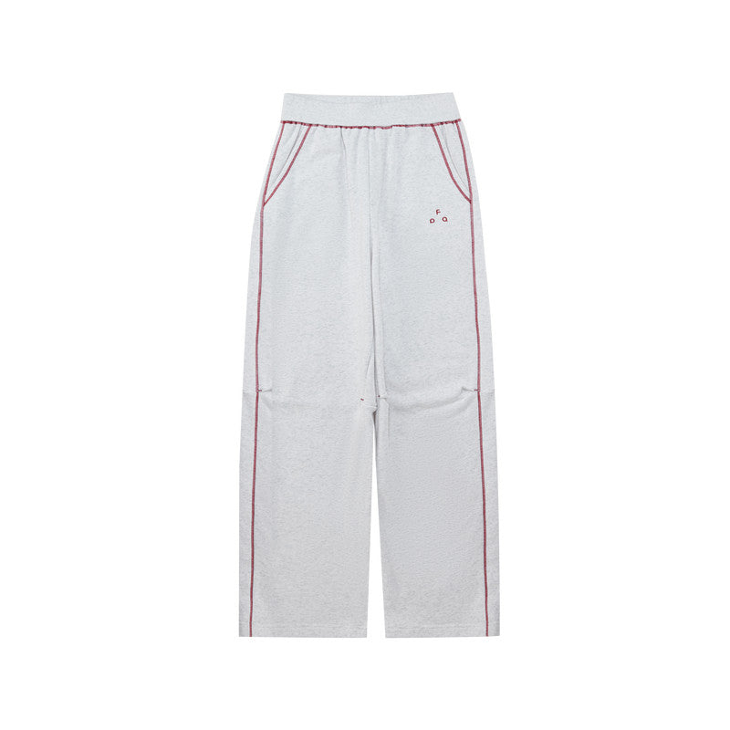 FPA Athletic Contrast Stitch Ultra-Soft Lounge Pants 2026 New Loose Straight-Leg Unisex Casual Sweatpants