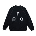 FPA Warm Fleece Crew Neck Sweatshirt – Spring/Autumn Heavyweight Couple's Casual Pullover Top for Men