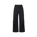 FPA Outdoor Softshell Casual Four-Way Stretch Skin-Friendly Drape Zipper Pants Men's Trendy Black Sports Pants