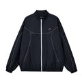 FPA Cotton-Nylon Contrast Stitch Stand Collar Casual Jacket 2026 New Autumn Sports Zip-Up Hooded Coat for Men