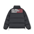 FPA Stripe Flag Sports Slogan Down Jacket – Winter Chinese Streetwear Loose Padded Coat