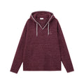FPA Henry Collar Stripe Hoodie Spring Retro Casual V-Neck Unisex Couple Sweatshirt for Men