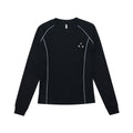 FPA Contrast Stitch Triangle Logo Basic Spring Outdoor Sports Slim Fit Casual Long Sleeve T-Shirt for Women