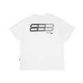 FPA Gradient Track Graphic Short Sleeve T-Shirt - Chinese Streetwear Summer Crew Neck Loose Fit Pure Cotton Couple Unisex Tee for Men
