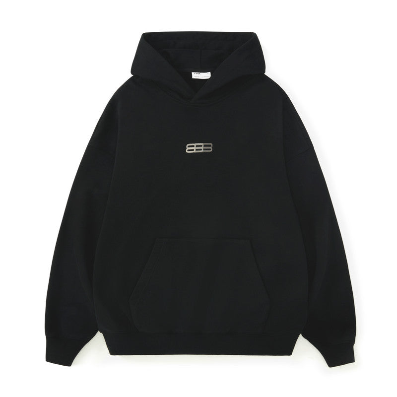 FPA Gradient Track Hoodie with Chest Print – Chinese Streetwear Trend, Loose Fit, Unisex, Retro American Style for Men