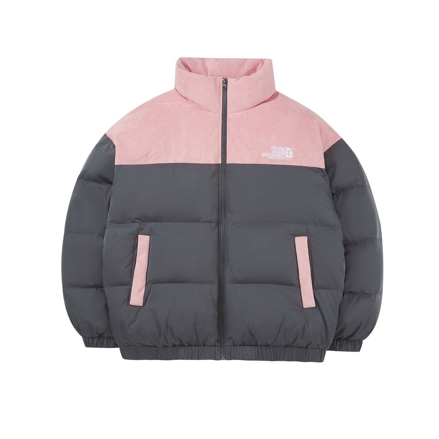 FPA Suede Patch Short Down Jacket – Chinese Streetwear Unisex Thick Winter Puffer Coat