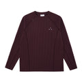 FPA Sports Hassel Waffle Long Sleeve Tee – Spring Minimalist Design Crew Neck Base Layer for Couples, Casual T-Shirt