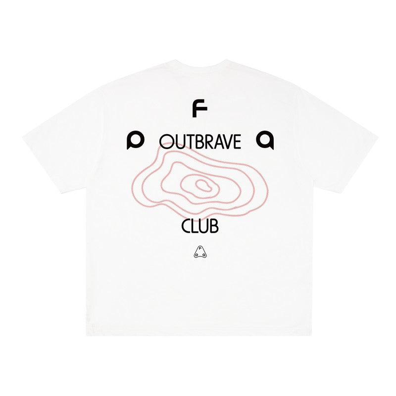 FPA Cool-Touch Quick-Dry 7A Antibacterial Anti-Mite Half-Sleeve T-Shirt, Chinese Streetwear Loose Summer Heavyweight Couple White Short Sleeve