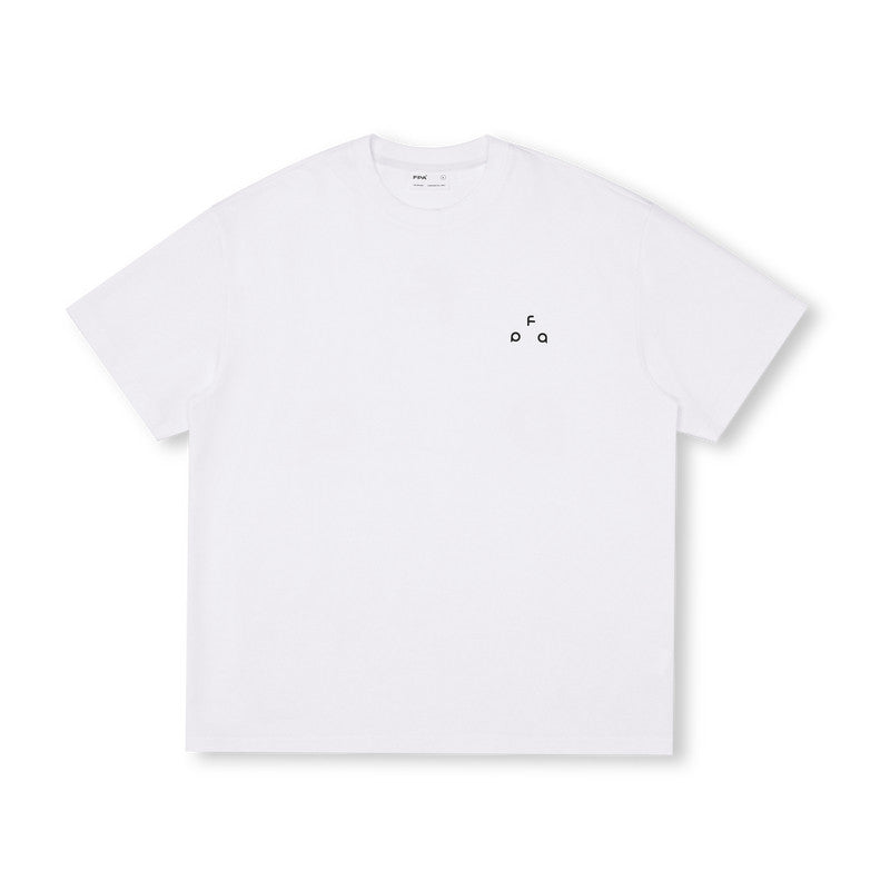 FPA Cool-Touch Ice-Silk Xinjiang Long-Staple Cotton T-Shirt, Chinese Streetwear, Loose Fit, Crew Neck, Casual, Heavyweight, White, Summer Short Sleeve