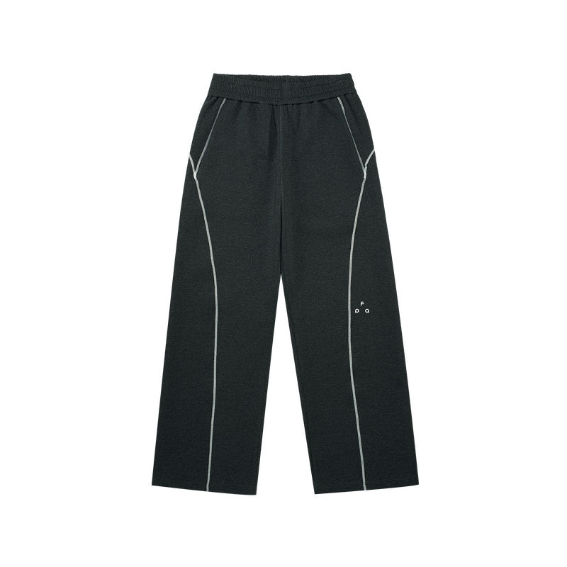 FPA Warm Skin-Friendly Drape Air Layer Sweatpants Spring/Autumn Loose Straight-Leg Unisex Casual Long Pants
