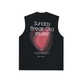FPA Quick-Dry Cool-Touch 7A Antibacterial Sports Sleeveless Vest - National Trend Loose Round Neck Fitness Tank Top