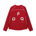 FPA Quick-Dry Structured Logo Long-Sleeve T-Shirt for Outdoor, Spring Festival Red Crew Neck Couple's Chinese Zodiac Year