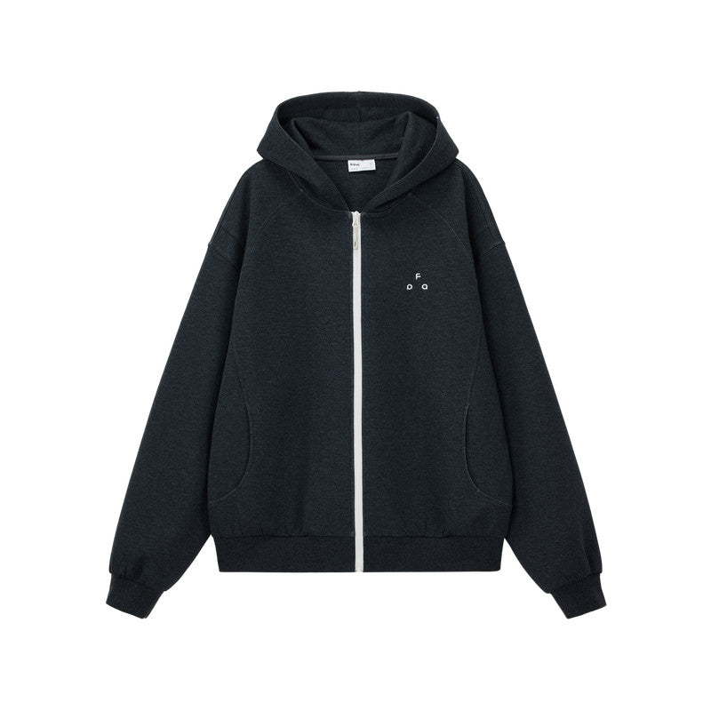 FPA Structural Line Hooded Sweatshirt - Basic Logo Casual Unisex Loose Spring Heavyweight Hoodie for Men