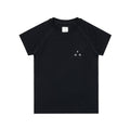 FPA Seamless Athletic Outdoor T-Shirt for Women - Summer Basic Round Neck Slim Fit Short Sleeve in Black and White