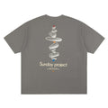 FPA Cool-Touch Moisture-Wicking Antimicrobial Rock Climbing Print Short Sleeve T-Shirt for Men, Summer Outdoor Crew Neck Tee
